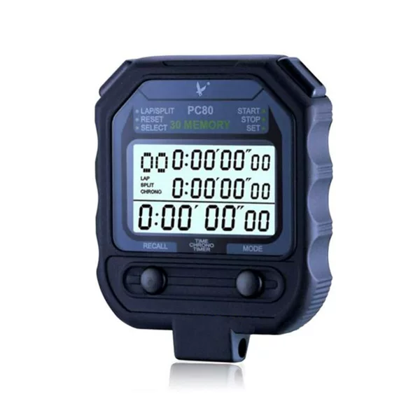 Tianfu electronic stopwatch timer PC80 70 90 competition 30 referees running track and field professional multi-track