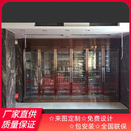 商务办公 酒柜不锈钢 恒温酒柜空调 设计效果图片方案