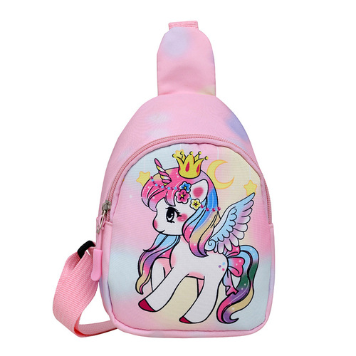 Children's Fashion Small Chest Bag Trendy Cool Boy Cartoon Single Shoulder Bag Personality Baby Pocket Money Bag For Kids Outing Crossbody Bag