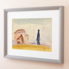 Wooden Picture Frame Wall Hanging A4 4K 8K 16-inch 24 36-inch Large Size Outer Frame Matting Decorative Picture Frame