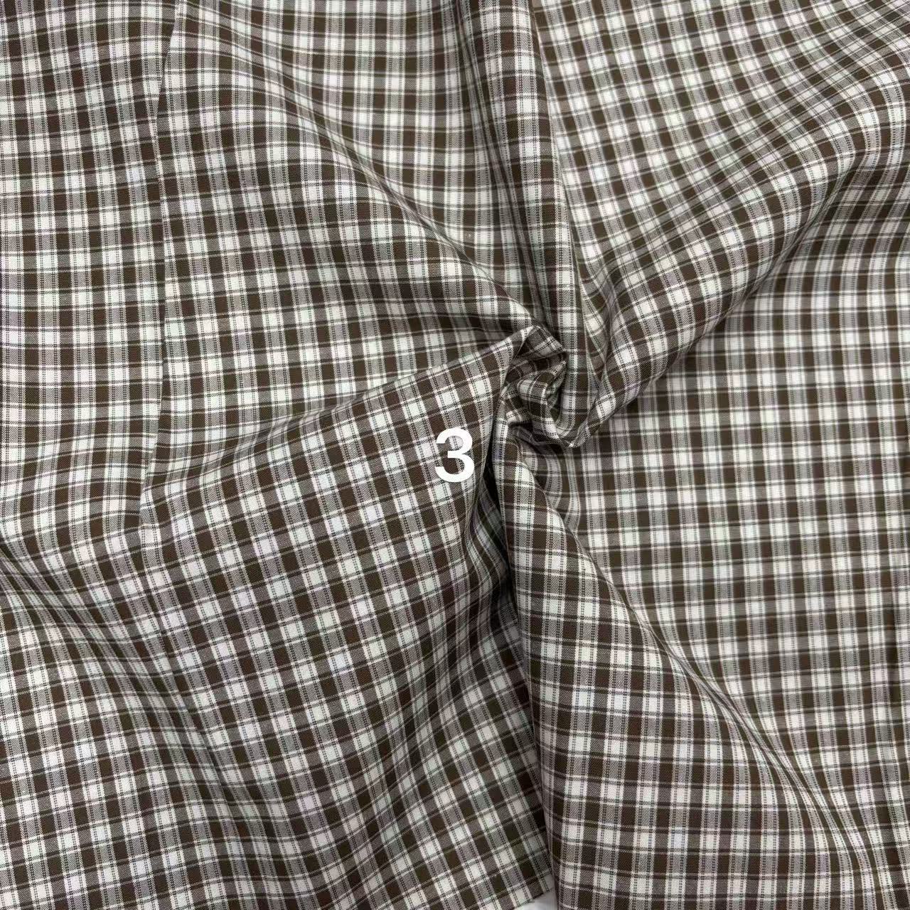 全棉复古韩系回字小细格男装女装衬衫连衣裙蝴蝶结包包桌布格子