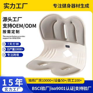 办公室人体工学花瓣坐姿椅护腰坐垫久坐神器腰背一体支撑跨境定制