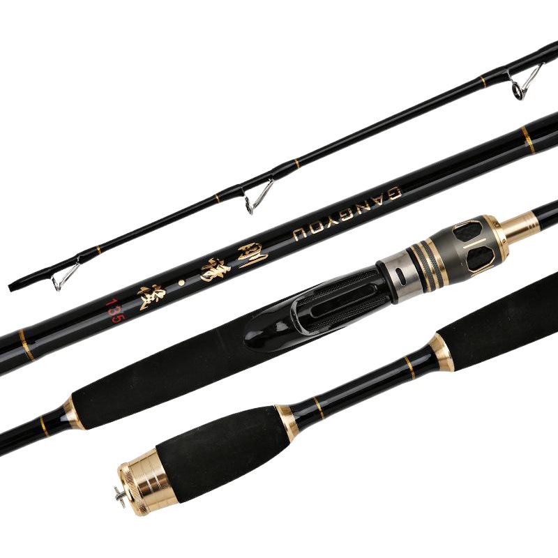 Barra de válvula de aleación de semi-titanio balsa de barco 1,0 m 1,2 m 1,35 M 1,5 caña de pescar artes de pesca transfronterizos balsa de lanzamiento de orilla Barra de cola suave