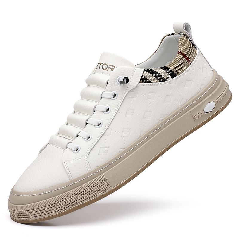 2025 otoño zapatos blancos tendencia de los hombres zapatillas de deporte retro para hombres zapatos casuales deportivos zapatos de hombre de todo fósforo al por mayor