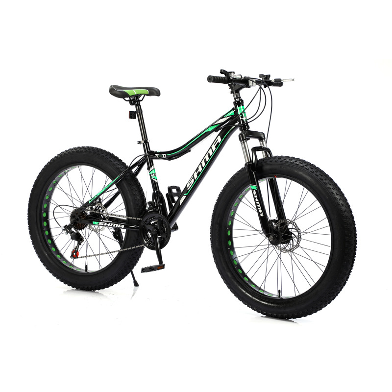 Bicicleta de playa de Sanheba 4.0 bicicletas de montaña con neumáticos de velocidad variable bicicletas de montaña de doble cilindro ciclismo de montaña a través de la nieve