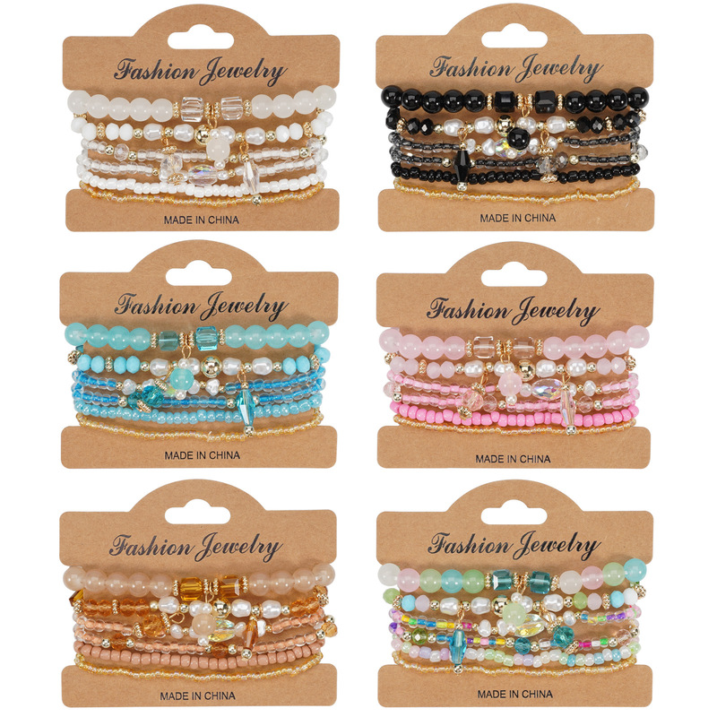 Bohemian Women's Bracelet Handmade Beaded Romantic Original Bracelet Set 6Pcs/Set Bracelet Wholesale Amazon Bohemian Women's Bracelet Handmade Beaded Romantic Original Bracelet Set 6Pcs/Set Bracelet Wholesale Amazon