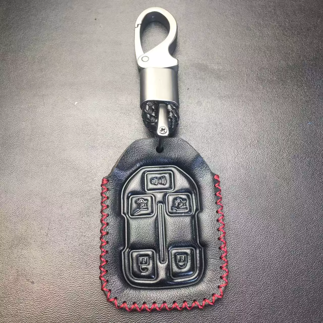 Сумка для ключей от машины подходит для Chevrolet smart 5-клавишный чехол для ключей GMC Yukon из воловьей кожи, модный для мужчин и женщин