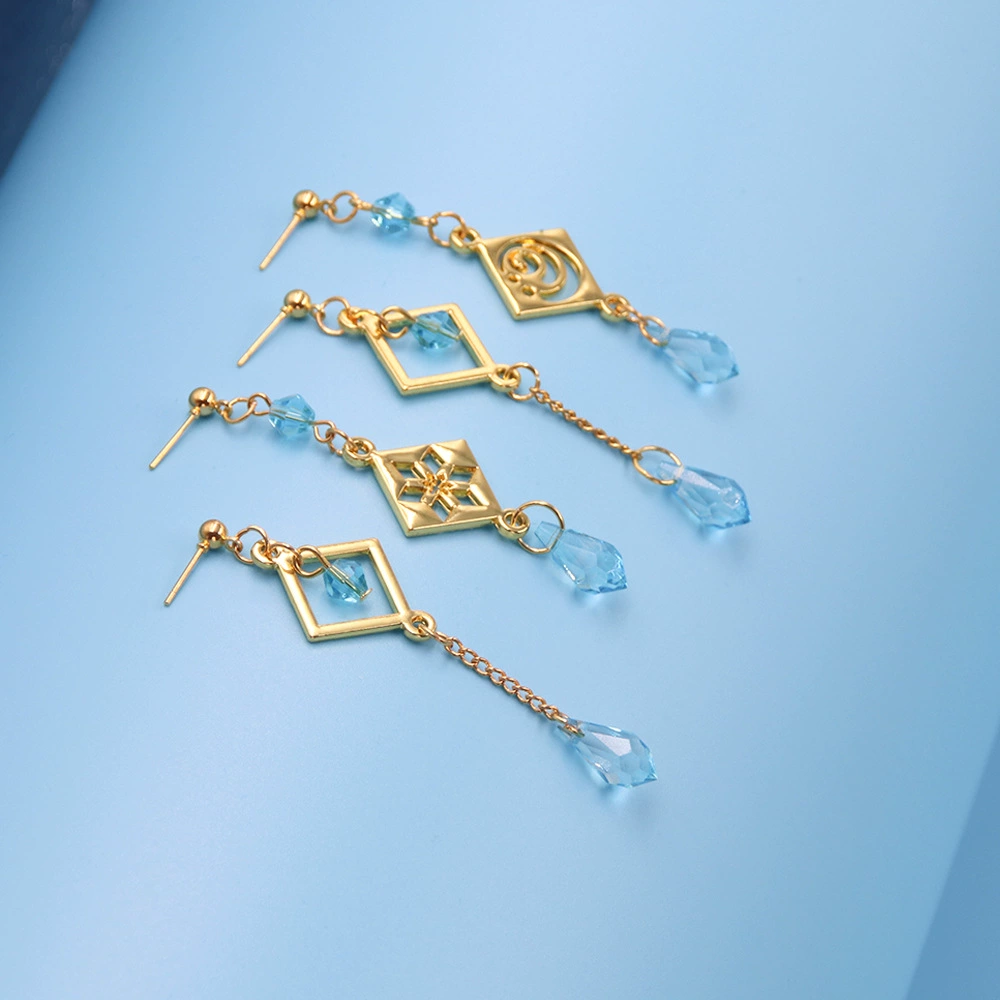 Серьги с кисточками в стиле мультфильма, косплей