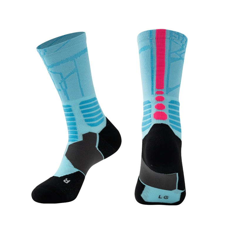 Basketball sports non-slip socks, increased thickness, mid-length