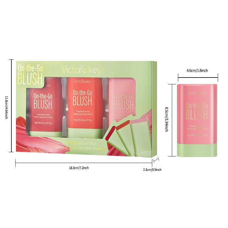 빅토리아키 블러셔 3색세트 [국내판매 미지원]