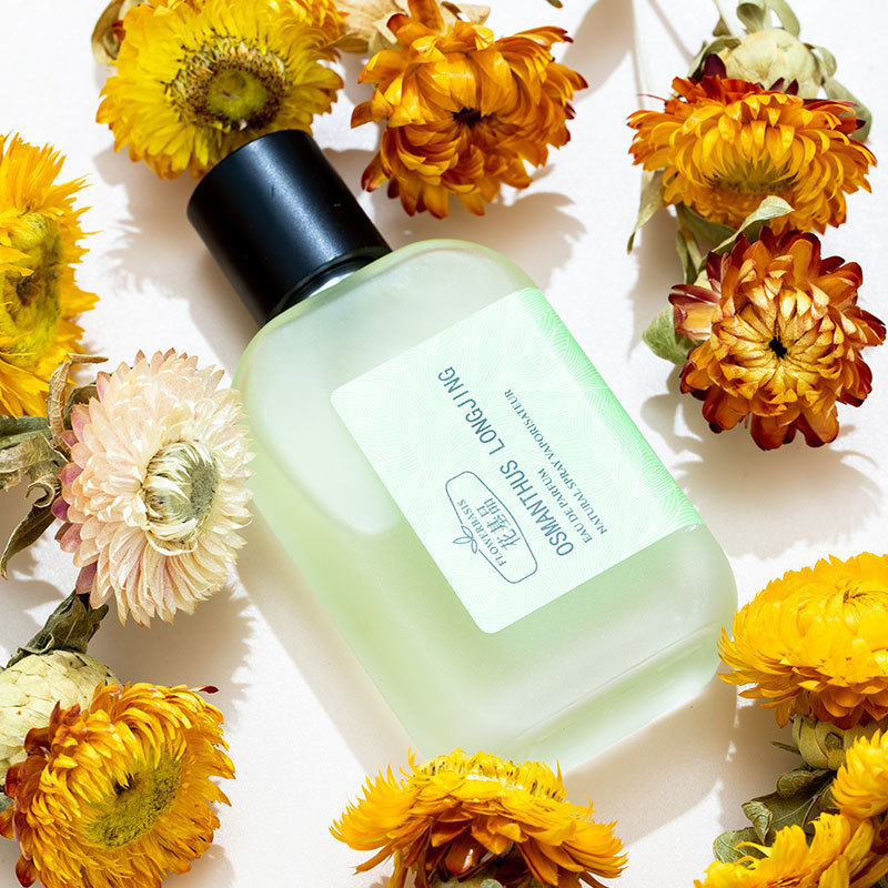 Fragancia floral, perfume, osmanthus rosa, Longjing, cedro, perfume para mujer, fragancia ligera duradera, fragancia femenina fresca y natural al por mayor