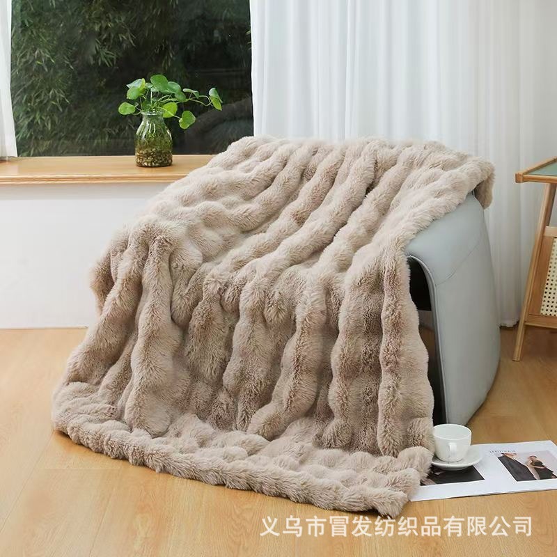 카키색 낮잠 담요