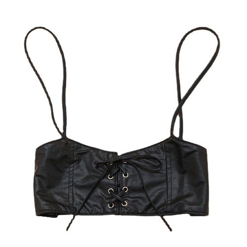 Fashionable Women's PU Leather Vest Belt Elastic Stretch Strap Women's Matching Shirt Decorative Belt Body Chain