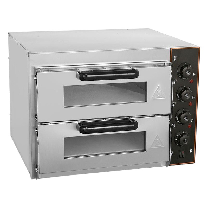 Horno Eléctrico Comercial para Pizza Fuqi, Equipo para Hornear Alimentos, de Una o Dos Capas, Puede Hornear una Capa, una Bandeja, Horno para Pizza