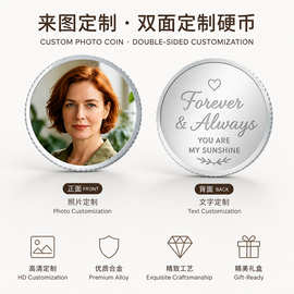 亚马逊爆款diy图片彩色印刷图片决策币钥匙扣齿轮硬币印刷照片