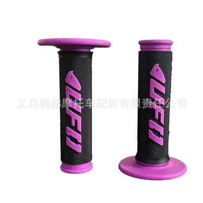 Off-Road Scooters, New Ufo Dual-Color — Motorcycle Handle Cover - purple