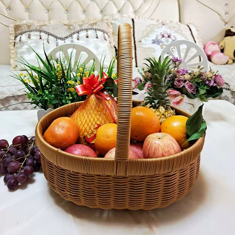 Handheld storage basket, woven storage system, pack, Birthday gift