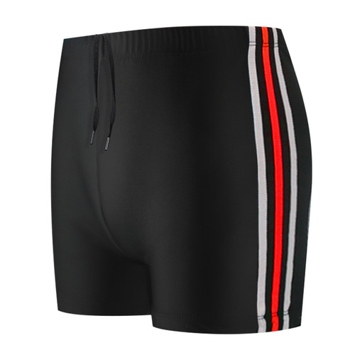 Men's swimming trunks large size boxer beach shorts hot spring anti-embarrassing quick-drying comfortable adult swimming trunks wholesale