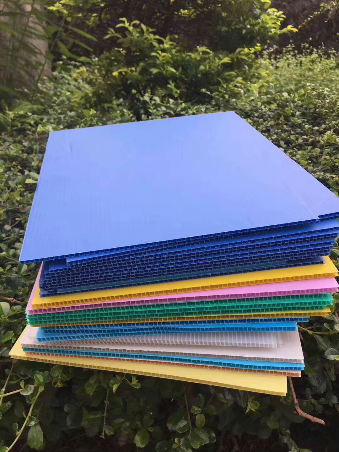 厂家供应隔板pp塑料板静电中空板相框童车衬板垫板可定制