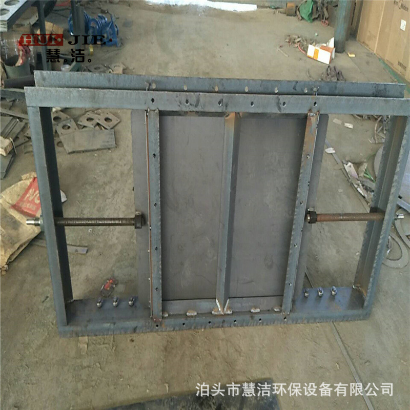 双向手动插板阀圆方口闸板阀水闸阀气动插板阀 700*700方口闸阀