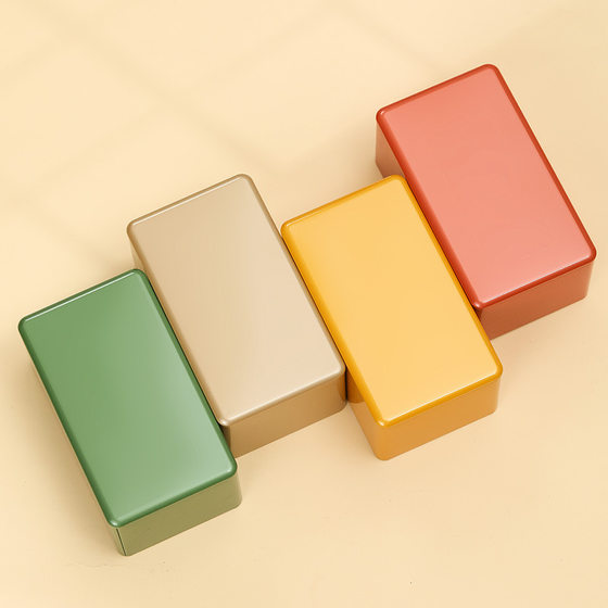 New Rock Tea Tea Box 6 Bubble Pack Swing Bubble Macaron Color Tea Cans Two or Two Pack Bulk Tea Cans Square Tea Box