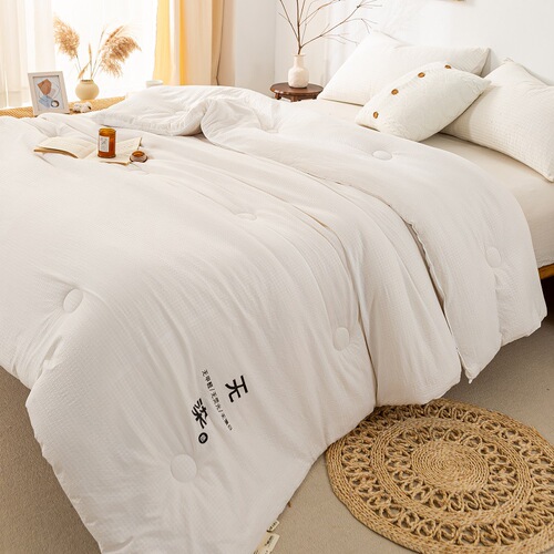 Japanese style quilt winter thickened dye-free soy fiber winter quilt dormitory double quilt core student quilt quilt wholesale