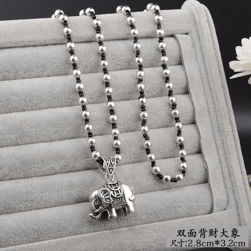 양면 백 보물 코끼리