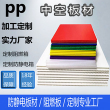 阻燃周转箱隔板PP塑料卷广告牌中空板 包装垫板空心瓦楞板中空板