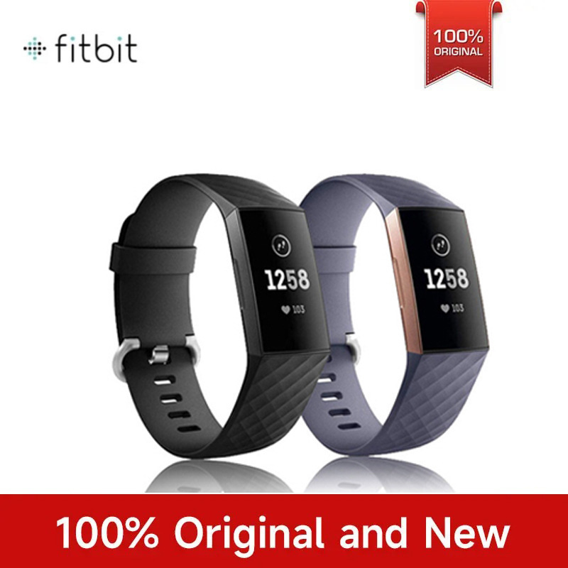 Google Fitbit Charge3 Bracelet Heart Rate Sleep Step Tracking Smart Watch Cross-Border Exclusive Supply in Stock
