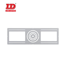 热销面板灯安装镀锌底板 3 4 6 寸圆形面板通用安装支架