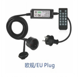LED light string European standard dimmer adjust brightness timing switch high power wireless remote control controller