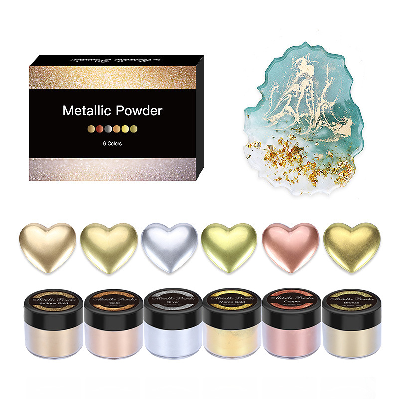 6색 메탈릭 파스텔 박스(숏보틀)