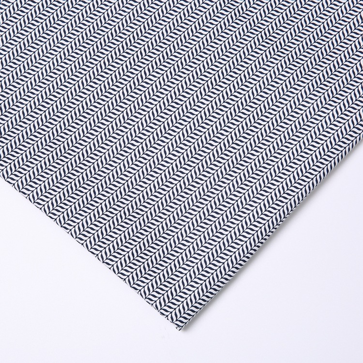 Tejido de camisa de 100% algodón impresa de alta calidad