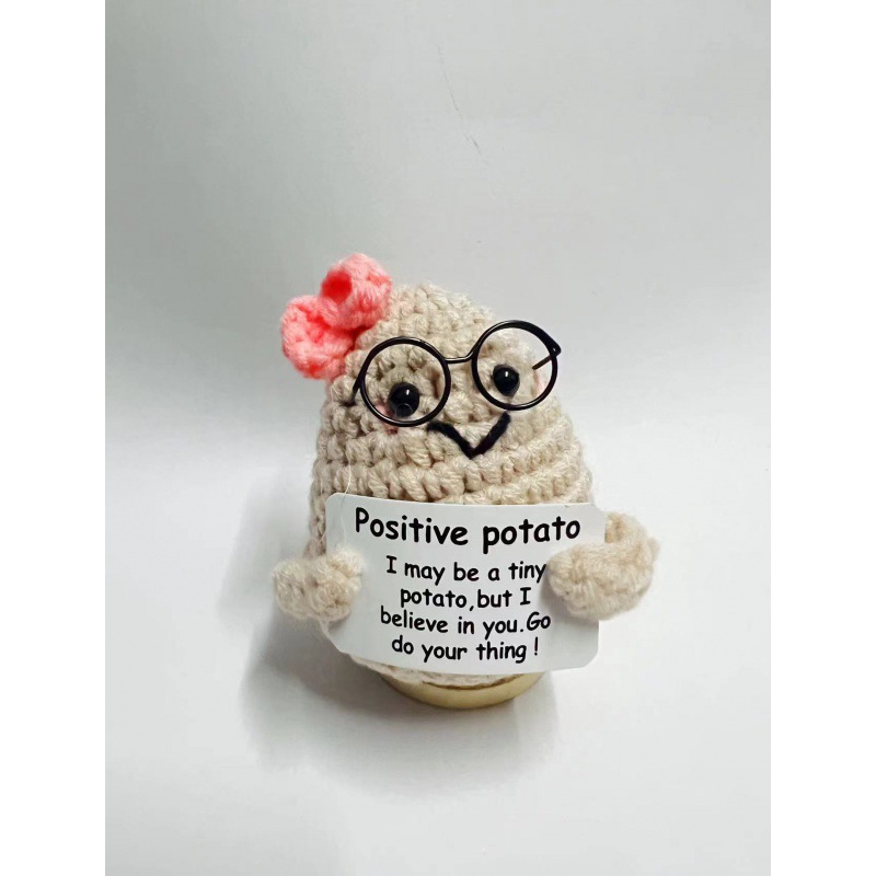 작은 활 안경 감자