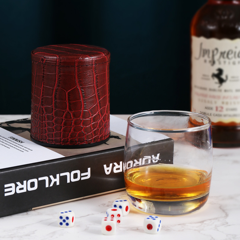 Creative Bar KTV Skin Dice Shaker Cup, Entertaining Color Cup with Logo Printing, Durable for Shaking Dice