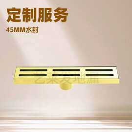 304阳台排水槽厨房地沟盖板不锈钢防臭地漏