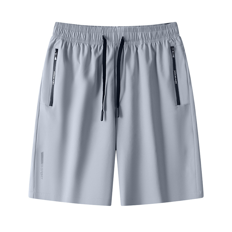 Sports shorts men's quick-drying ice silk summer thin basketball loose fitness casual football running training shorts