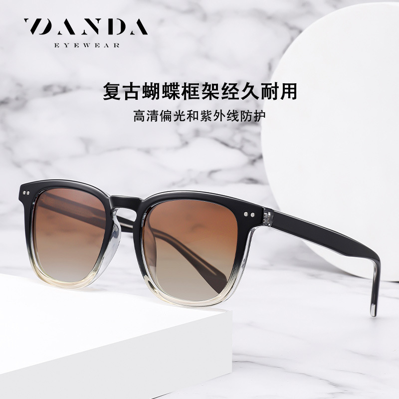 Nuevas gafas de sol polarizadas S31116 Gafas de sol clásicas de moda Gafas de sol de placa de montura al aire libre Gafas de sol de conducción