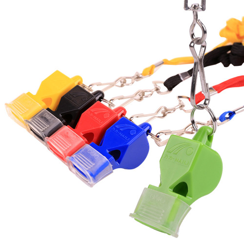 Naili nuclear-free high-frequency outdoor dolphin whistle basketball football training referee whistle with rope mouthguard whistle