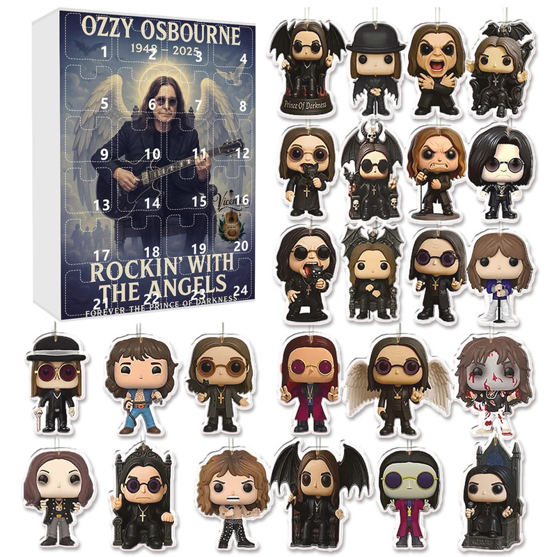 Ozzy Osbourne Motorcycle Bell奥兹·奥斯本倒计时日历盲盒 挂饰|undefined