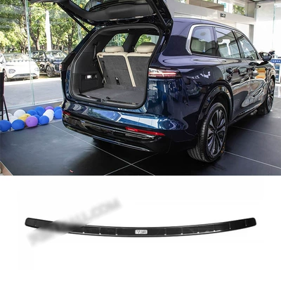 Threshold Strips, Modified Welcome Pedals, Dekorativ pedal başlıqları - trunk-outside-1-piece-of-outer-rear-guard-stainless-steel-black-titanium-brushed-applicable-to-2026-wuling-huajing-s