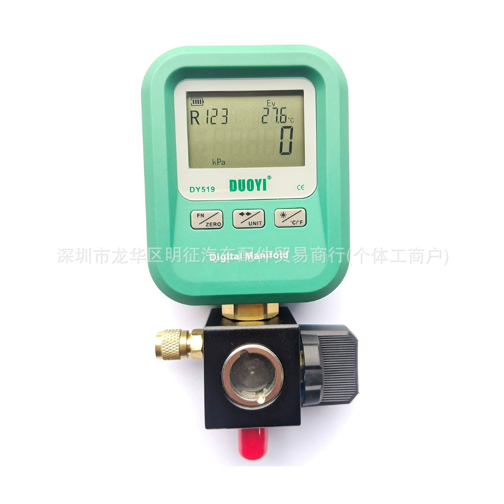 Duoyi DY519 цифровой измеритель фреона для кондиционеров, манометр для ремонта холодильного оборудования, цифровой автомобильный измеритель фреона