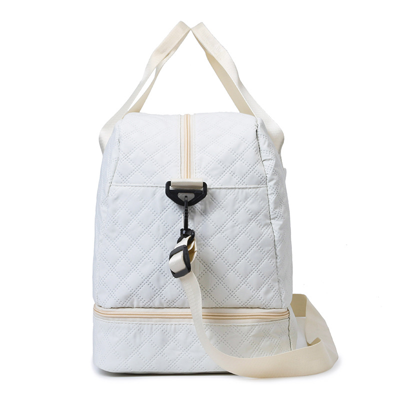 2024 nueva moda bolsa de viaje portátil al aire libre de corta distancia de gran capacidad de separación seca y húmeda, ejercicio, fitness, bolsa de yoga, marea