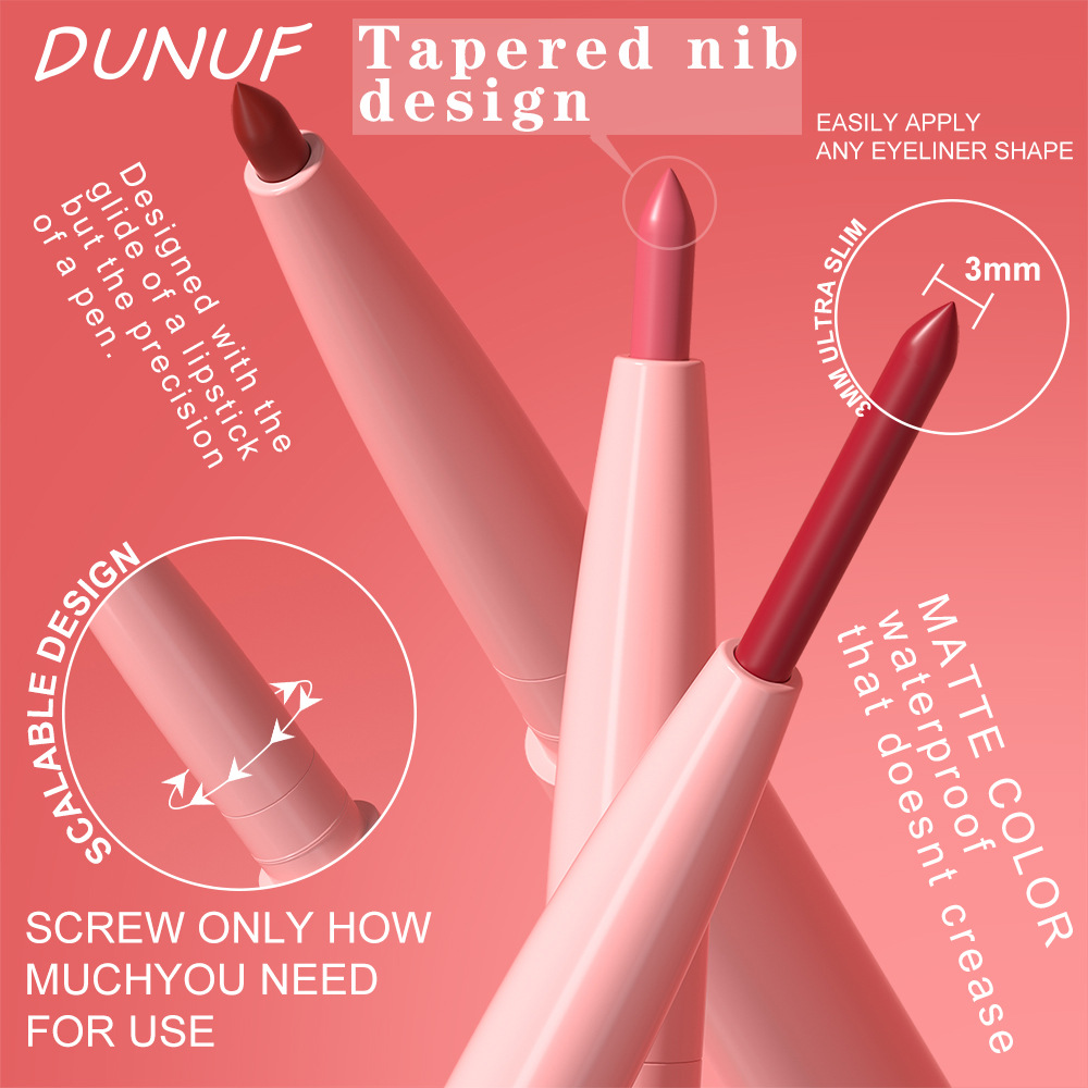 Please check out the DUNUF 12-tube easy-to-color velvet matte lip liner pen! Disclaimer for links Item Picture