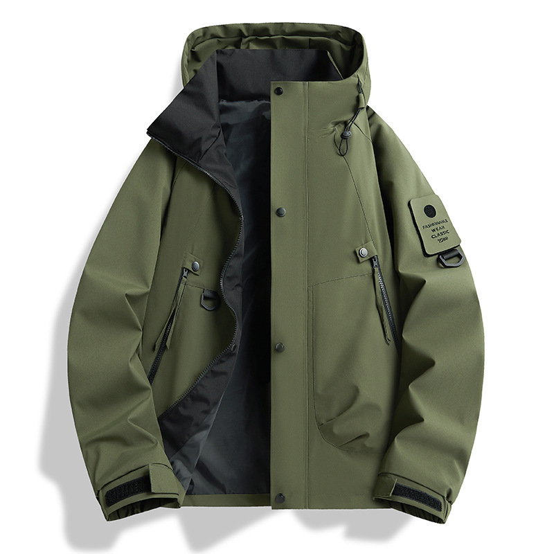 淘宝爆款 情侣新款 冲锋衣户外 防风防水棉衣运动外套登山服|undefined