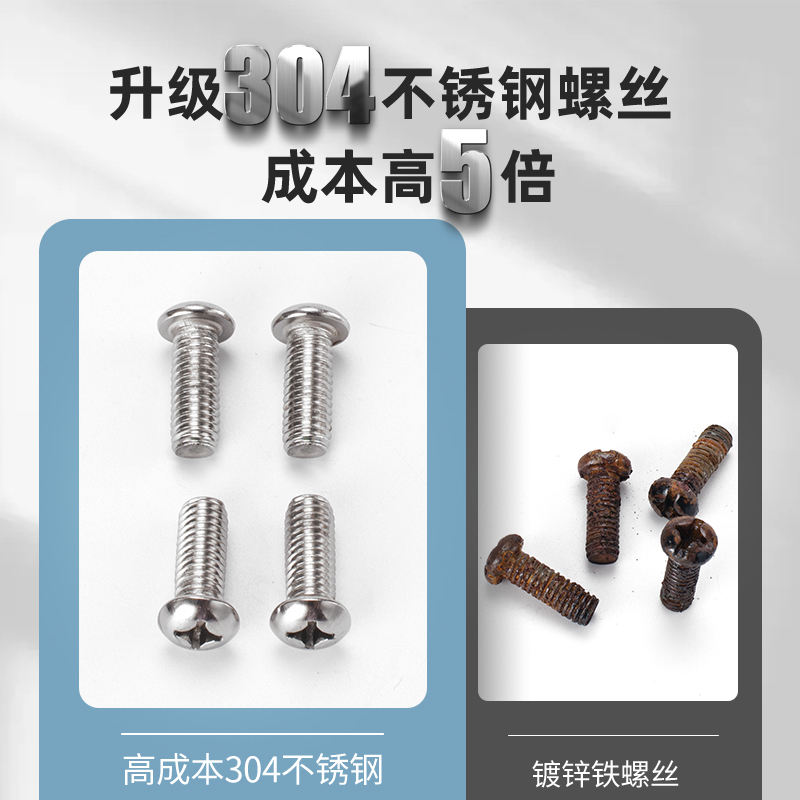 Suitable for Car Fixing Clips, Stainless Steel License Plate Screws, Anti-Theft License Plate Fasteners, License Plate Nut Caps, Vehicle Registration Agency