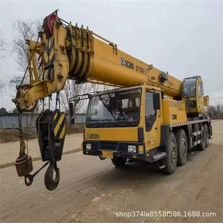 二手80吨STC800T6移动式起重机卡车 61m提升高度 25吨徐工汽车吊