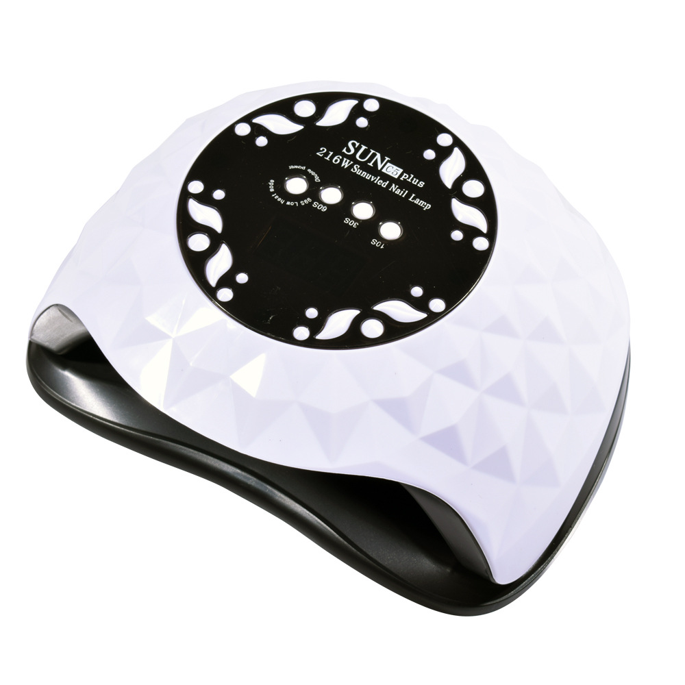 Lámpara de uñas de alta potencia, sensor inteligente, sincronización, fototerapia, máquina de uñas, lámpara de horneado de uñas LED, no máquina de uñas de mano negra