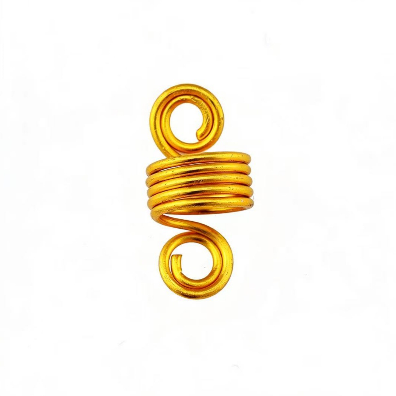 100 joyas de trenzas sucias de hip-hop, hebilla para el cabello, peluca africana, hebilla decorativa de trenzas, hebilla de trenzas sucias de bricolaje transfronterizo de metal