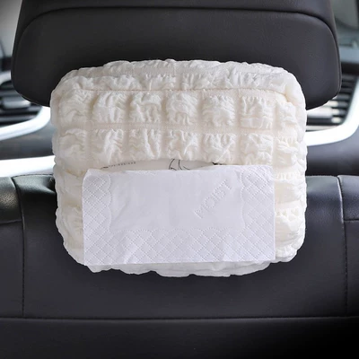 Box, Hanging Velcro Tissue Cover, Car tissue box/set